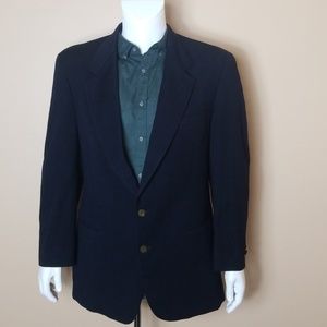 Nino Cerruti NAVY BLUE Sport Coat 100% Wool